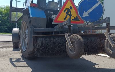 Услуги дорожной щетки на базе МТЗ - Беслан, заказать или взять в аренду