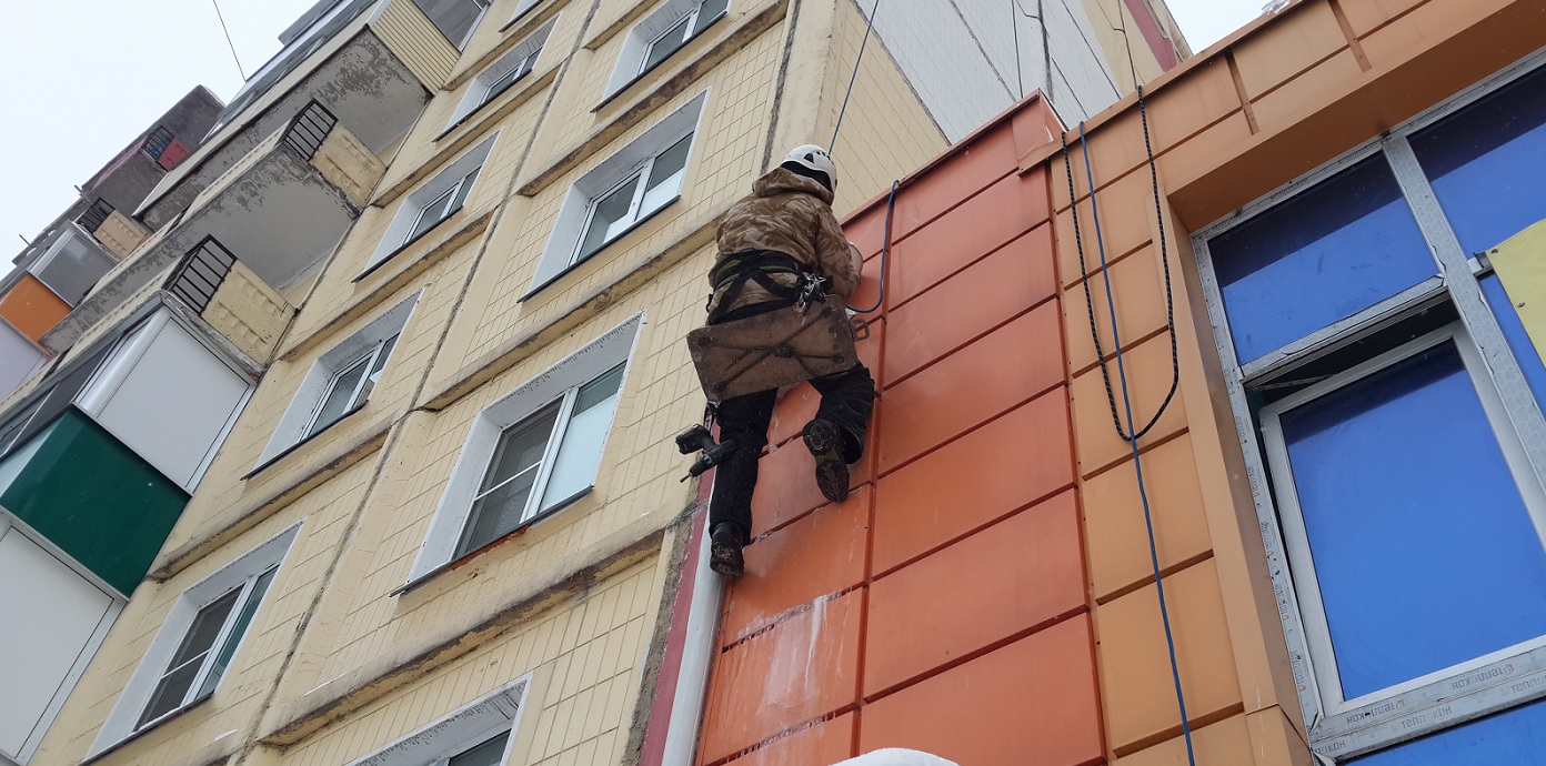 Услуги промышленных альпинистов для высотных работ в Орджоникидзе