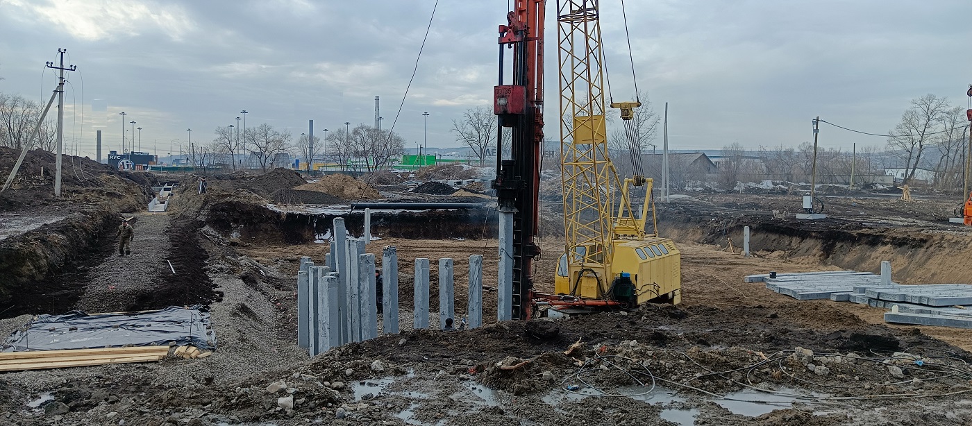 Аренда сваебоя для забивки бетонных свай в Орджоникидзе