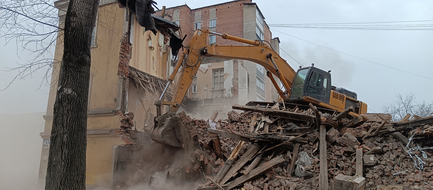 Услуги по сносу и демонтажу старых домов, строений и сооружений в Моздоке
